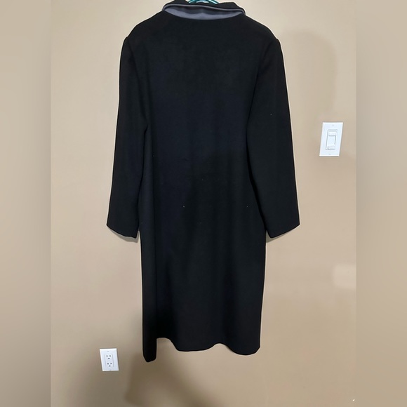 Vintage boutique Westfield pure virgin wool long coat size 18 - Picture 2 of 4